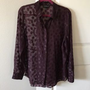 Lane Bryant Sheer Blouse